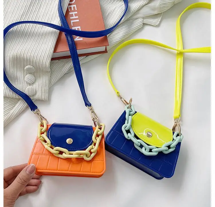 2021 Summer mini jelly bags women jelly pvc purse fashion designer handbags for women kids jelly purses