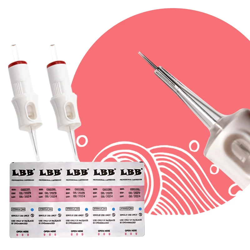 OEM Permanent Makeup Eyebrows Lip Eyeliner Mouth LBB Nano Makeup Tattoo Cartridge Needles