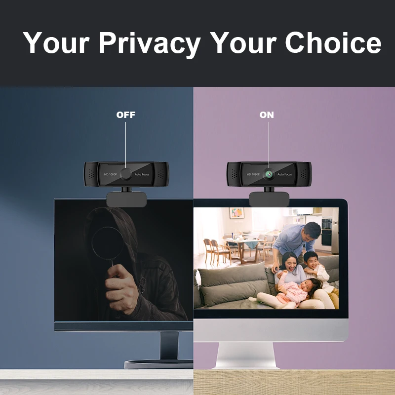 HD1080P Webcam Streaming Gaming Conference Android TV Box PC Camera with Two Mic Wide Angle C17