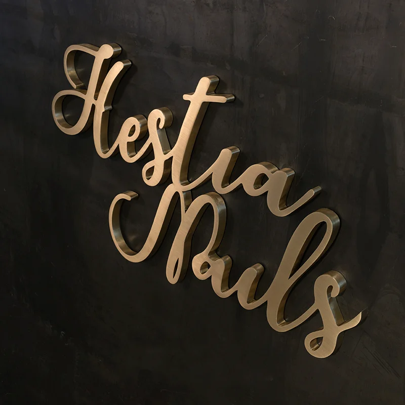 3d Led Sign Letters Outdoor Custom Business Building Stainless Steel