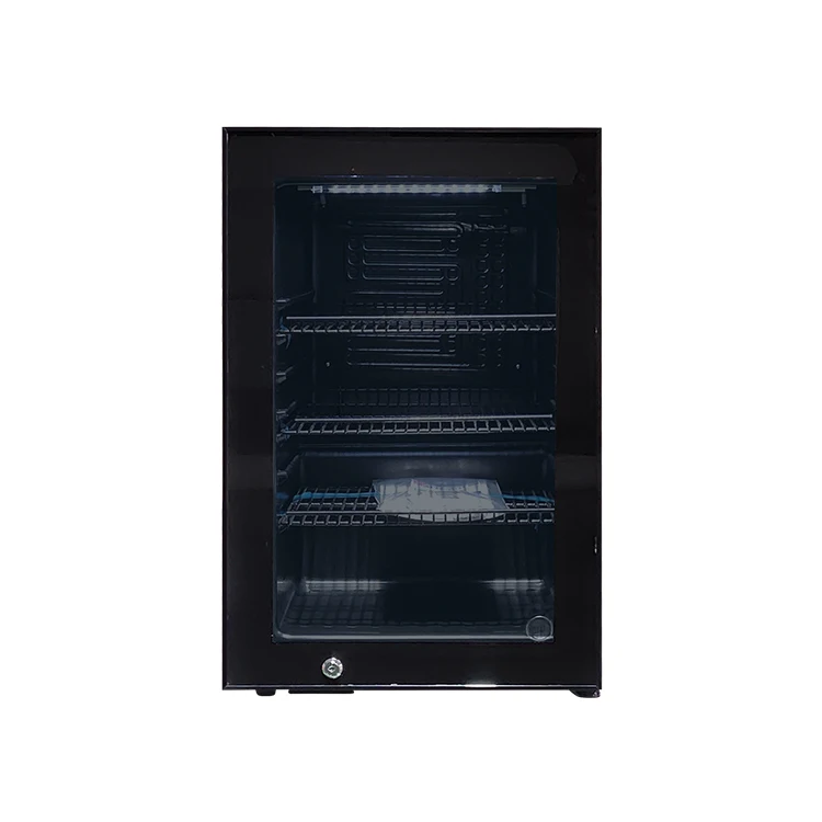 Meisda SC68E 68L Single-Temperature Style Countertop Mini Display Fridge with Single Glass Door