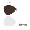 White and brown coasters