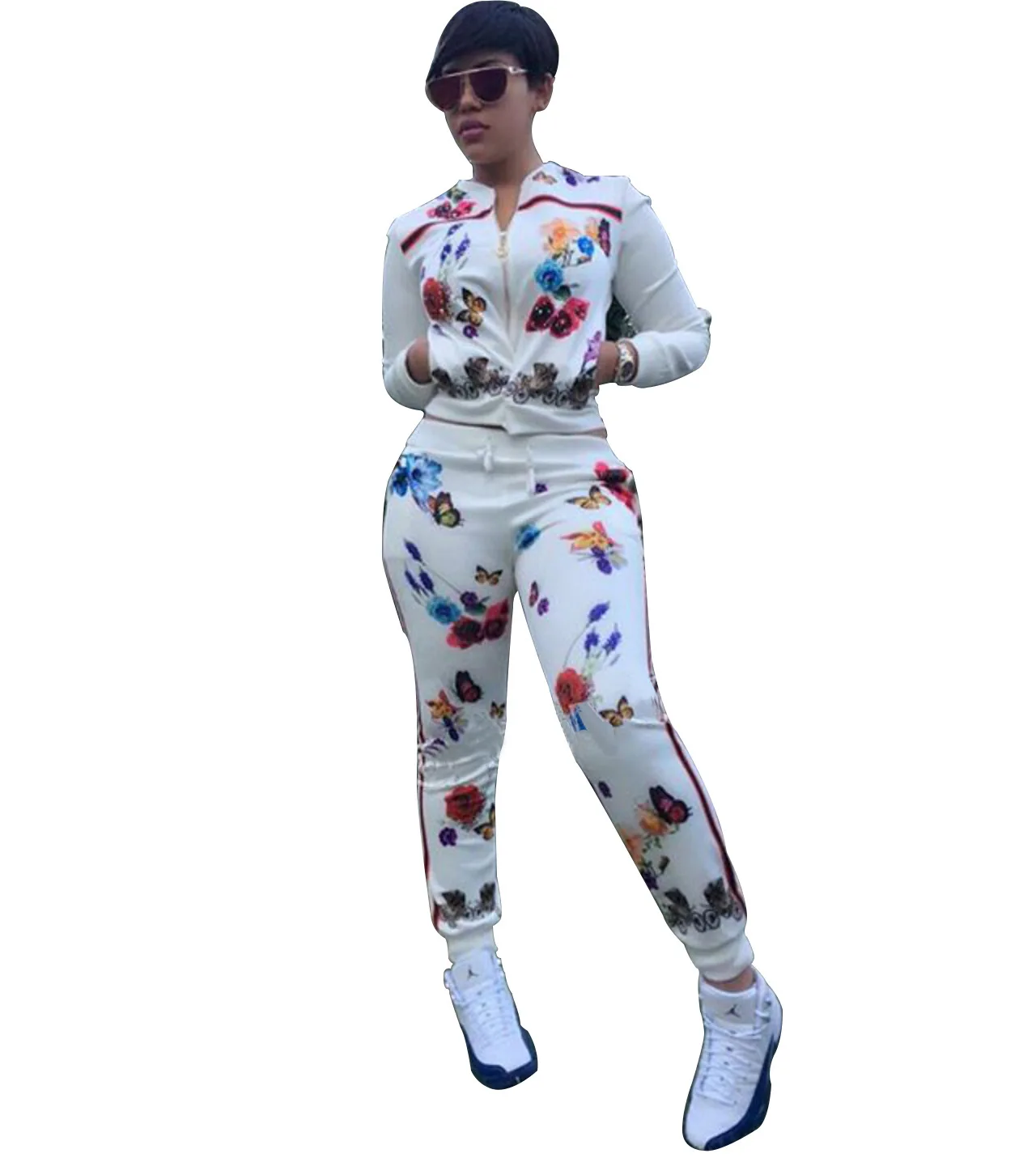 Plastic Woman Set Sweat Suits Sport 
