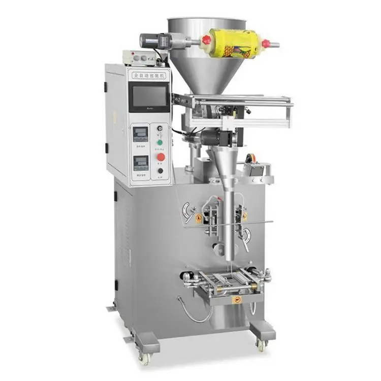 Automatic Horizontal Continuous Band Sealer with Gluing, Nitrogen Filling and Date Printing for Food Plastic Packaging Bags