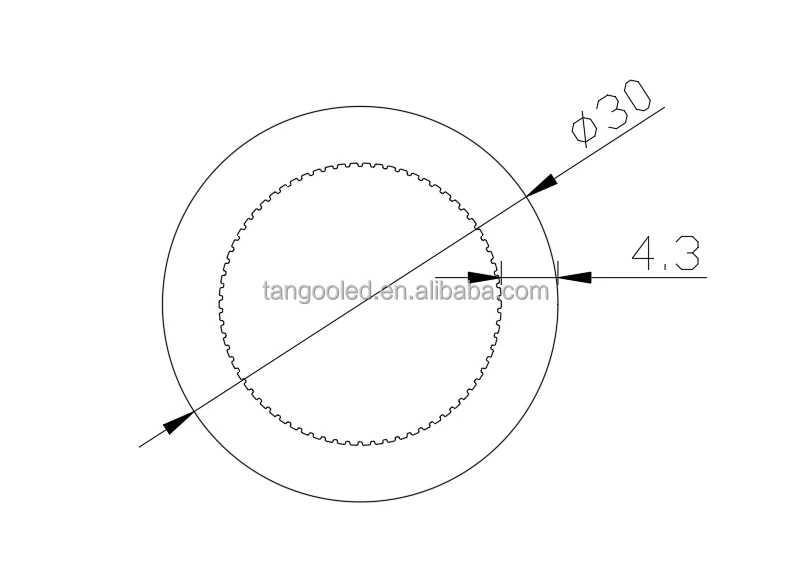 25mm Hot Bending Light Diffusing Acrylic Plastic Pipe Tube Pmma Round Diffuser Cover for Led Wall or Ceiling Light