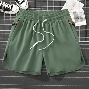 Wholesale Casual Men's Sports Shorts with Drawstring Breathable Gym Fitness Running Short Pants for Male Workout Shorts