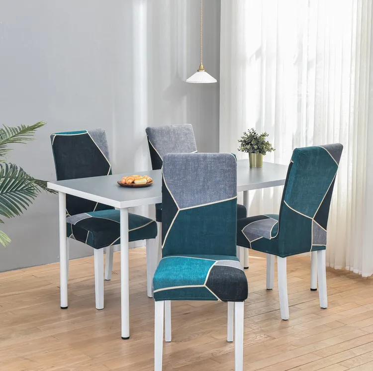 Новинка, эластичные чехлы на стулья из молочного шелка Sunny Textile