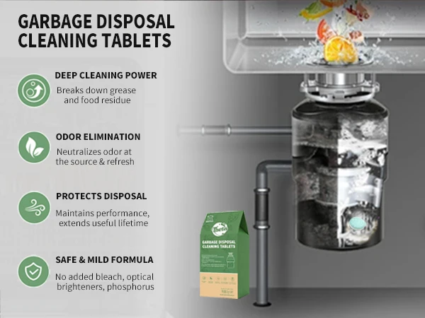 THOROUGHLY CLEANS GREASE & FOOD RESIDUE