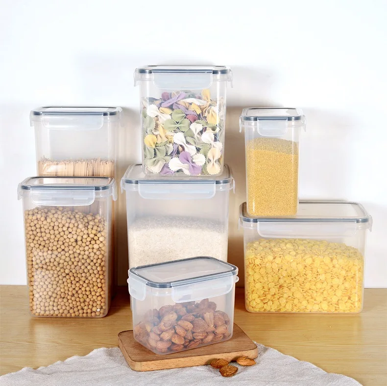 2000ml/2800ml Cereal Storage Box Multifunctional Transparent