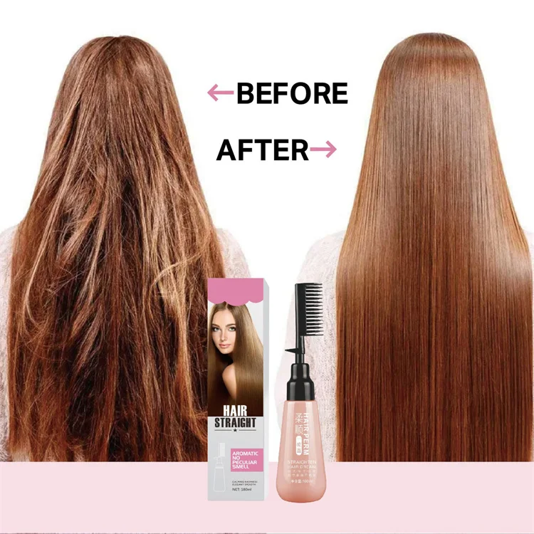 Korea Private Label Best Smoothing Hair Straightening Cream For Damaged Hair Treatment Hair
