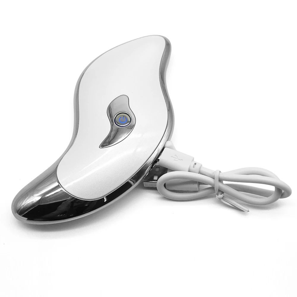 Electric Eye Massage Tool Handheld Heated Vibration Gua Sha Scraping Massager for Face Lifting ABS Material High Frequency