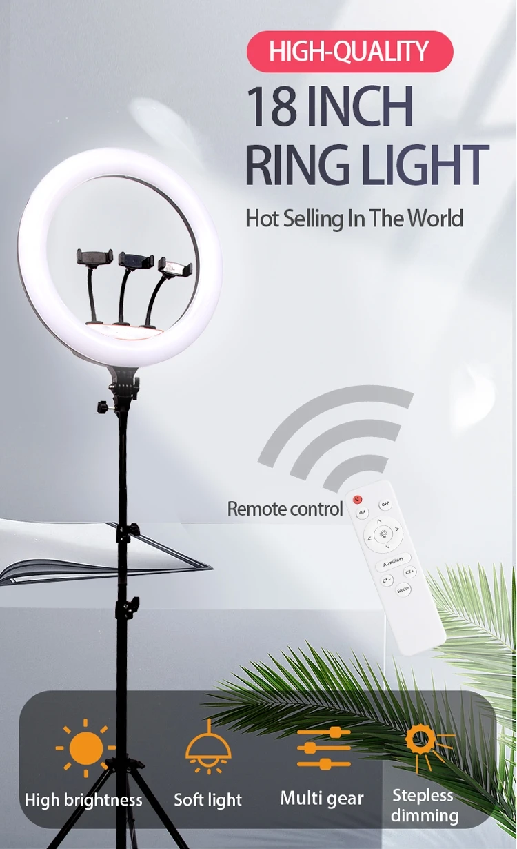 Ring Lights 36w 27007000k Professional Photography Led 18 Inch Ring