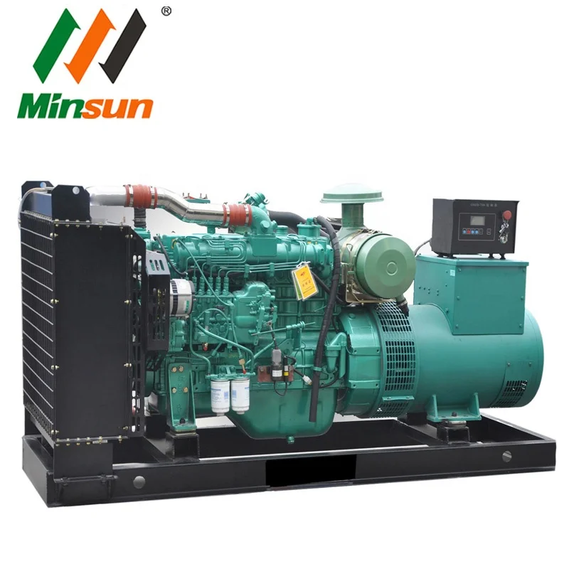 Minsun Open Type Power Generation 150kw Diesel Generator Set Price 150kw Electric Generator With YUCHAI Engine for Sale