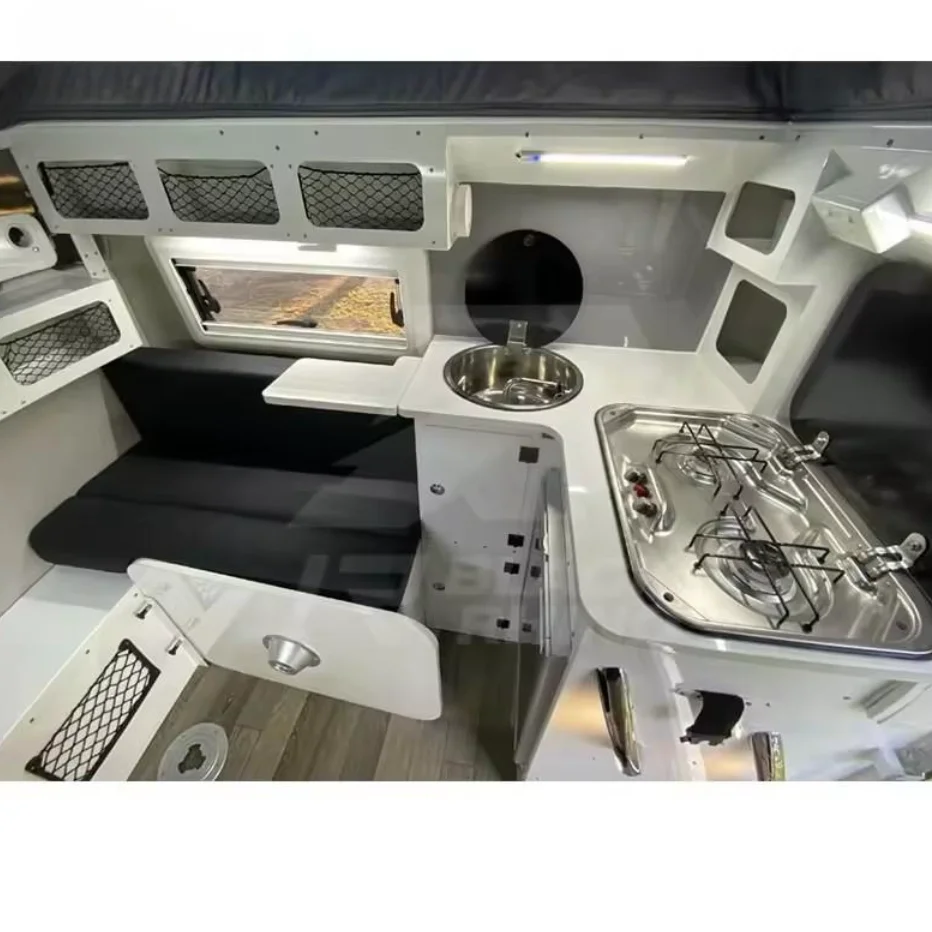 Customizable New Slide in Design Pickup Truck Camper Made of Durable Aluminum Travel Trailer