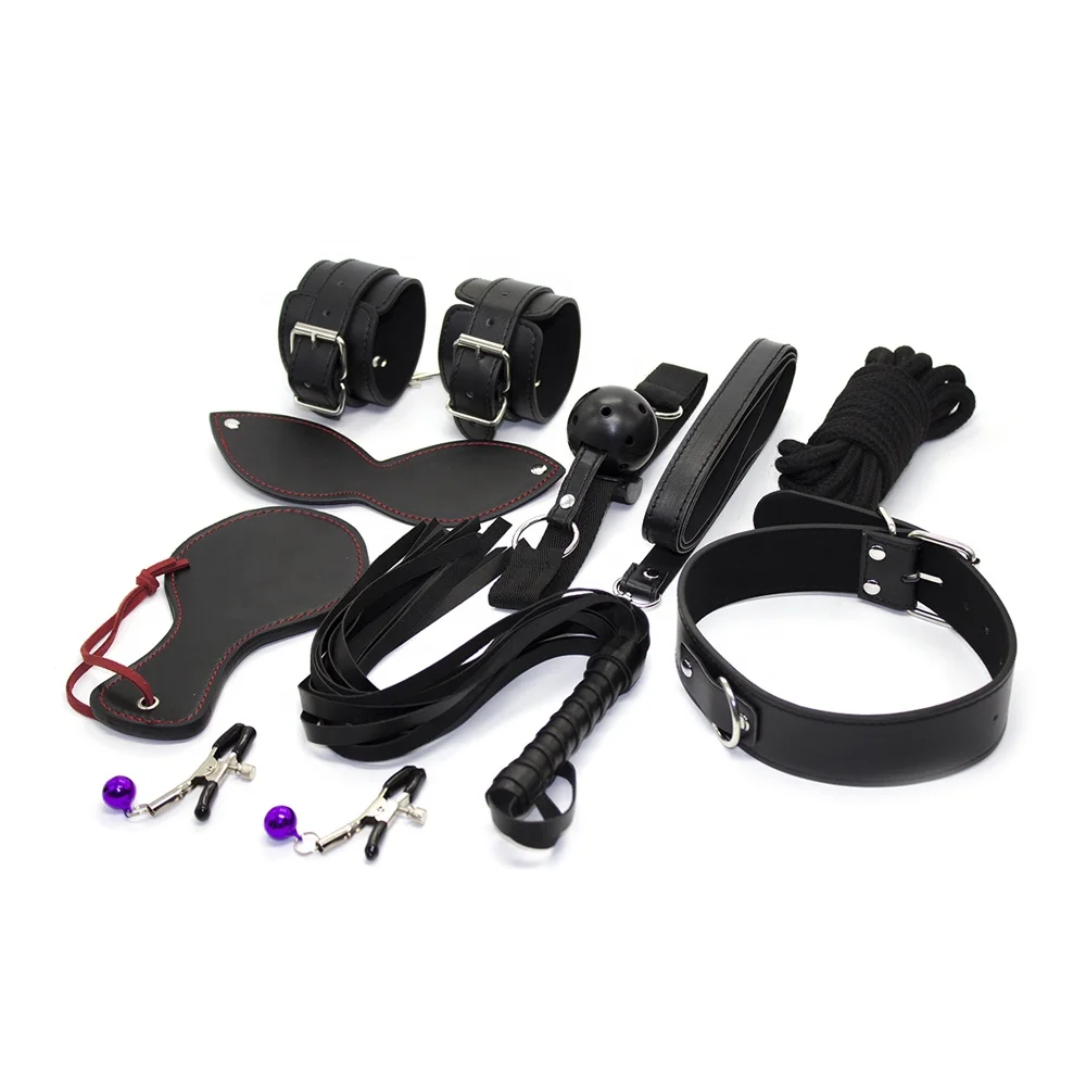 The best selling BDSM sex toy sm set Purple perfection Gagger