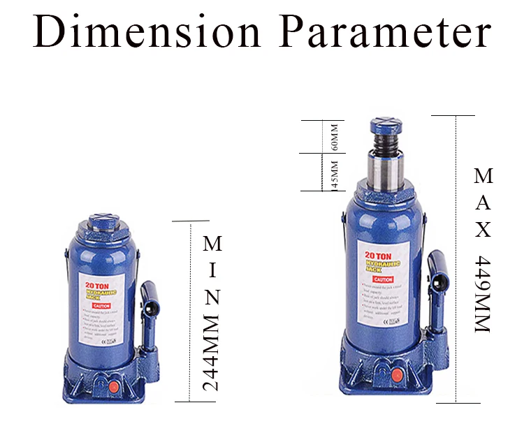 
 Лидер продаж, автомобильный гидравлический домкрат для бутылок 20T  