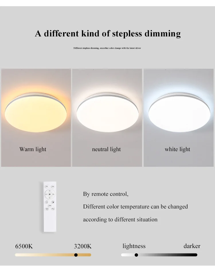 Modern Recessed Flush Surface Mount Smart Home Ceiling Ceil Led Light ...