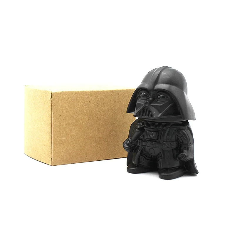 3 Layers Darth Vader Shape Grinder Smoke Crusher Grinder Tobacco Metal Customized Material Origin Herb Grinder