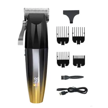 Professional T-Blade Trimmer Usb Cordless Barber Hair Cut Machine Wireless Clippers Chargeable Hair Clippers for men