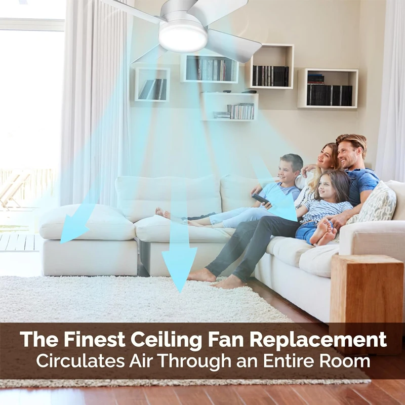 New Bulb Socket Fan Ceiling With Led Light Air Cooling Fan Celine Fans Screw on Lights Socket