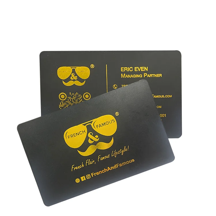 Пользовательские Роскошные Пластиковые ПВХ бесконтактные ISO14443 смарт-чип RFID черный NFC визитная карточка с логотипом