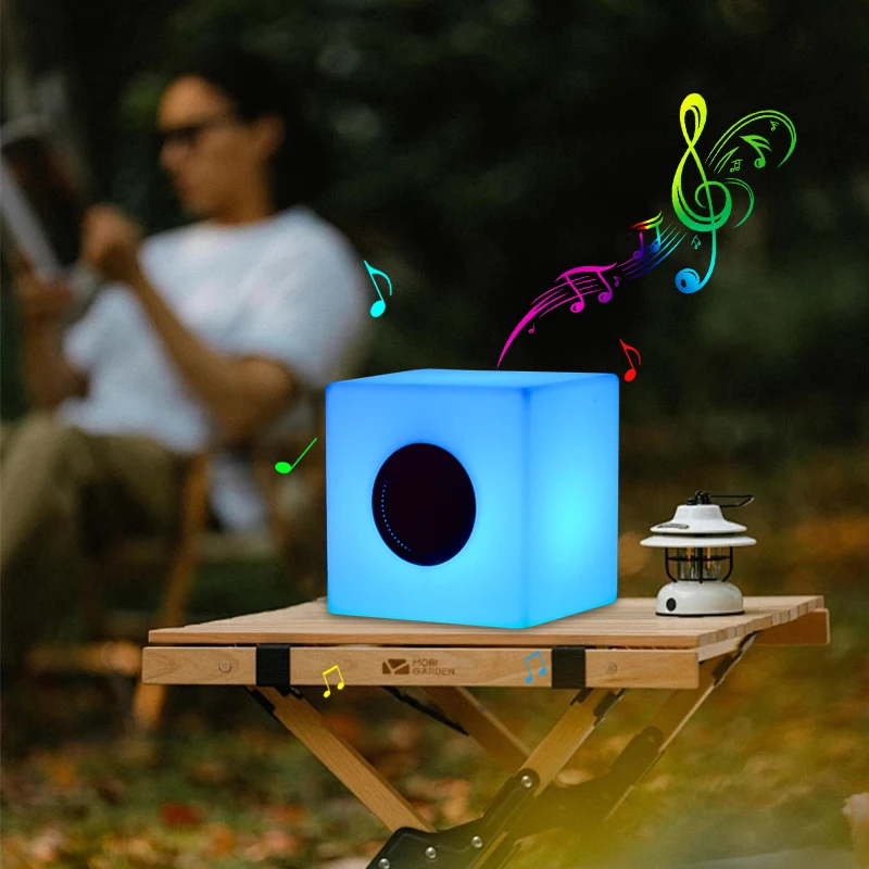 Bluetooth Audio Speaker Color Changing Seat Waterproof Furniture