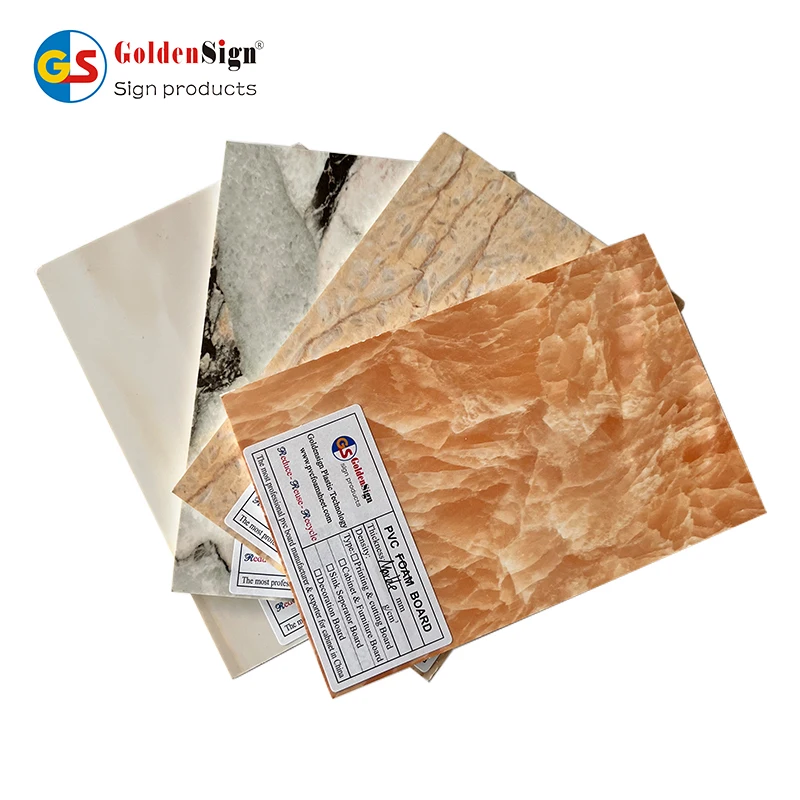 PVC UV Marble Sheet Home Decoration Interior &Exterior Wall Panel