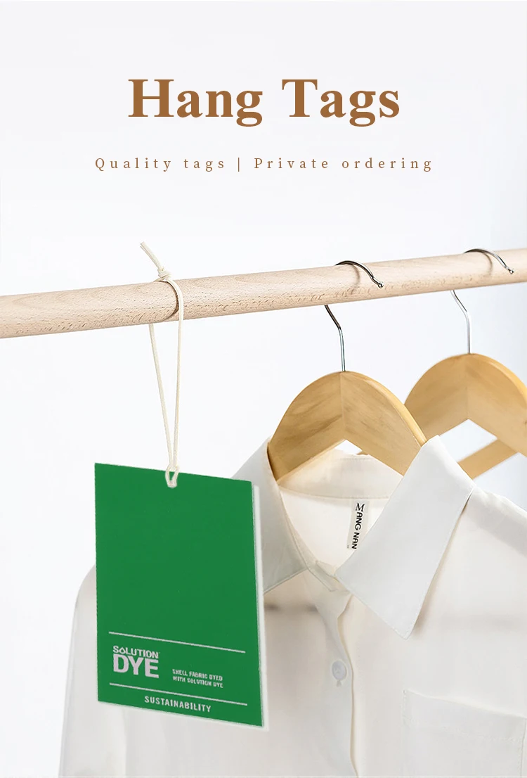 Clothes With Tags Customized Luxury Garment Swing Tags Clothes Label Brand Name Logo ...