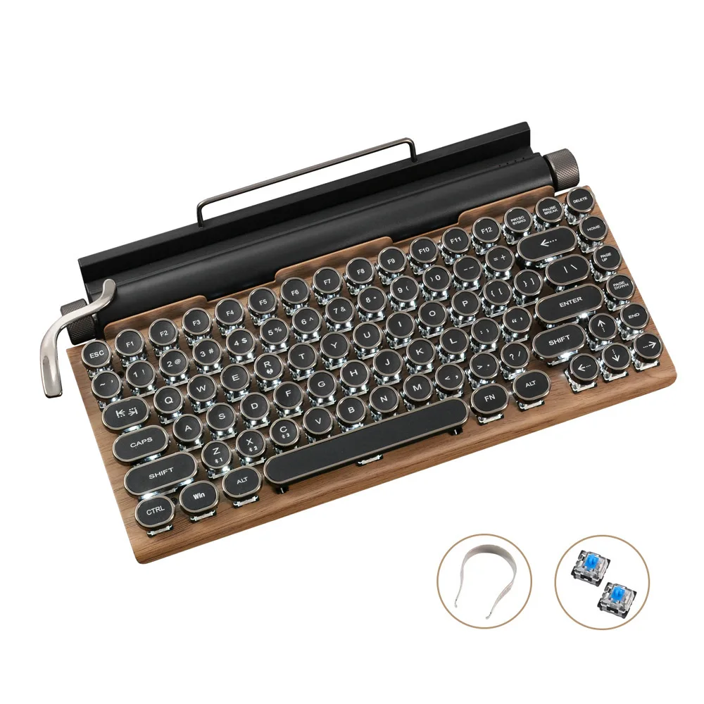 【使用20分｜定価¥18,525】YUNZII QL75 メカニカルキーボード Amazon | YUNZII QL75 タイプライターキーボード ワイヤレス