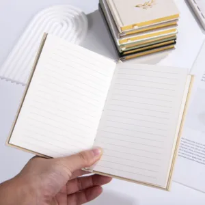 New Arrival Customized Hardcover Planner Personalized Guest Book Journal Printed Leather Wedding Notebooks Box Vows Gift