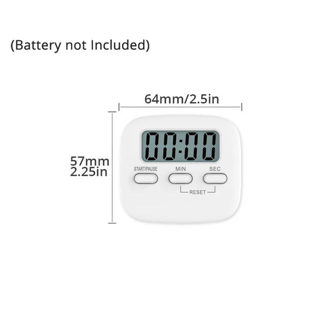 Wholesale Digital Kitchen Timer, Cooking Timer, Strong Magnet Back, for Cooking  Baking Sports Games Office (Battery not Included) From m.