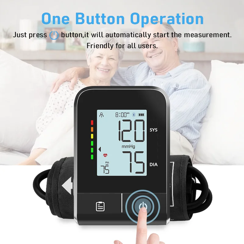 Home Digital Blood Pressure Monitor Bluetooth Upper Arm DBP-6196