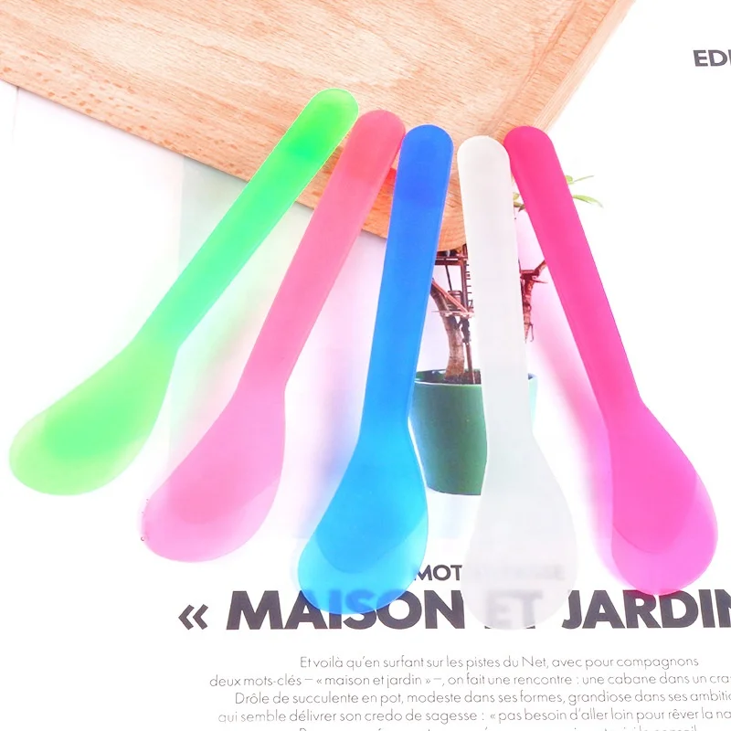 Цветная Пластиковая Косметическая перемешивающая палочка для лица, «сделай сам», ложка для крема для лица, инструмент