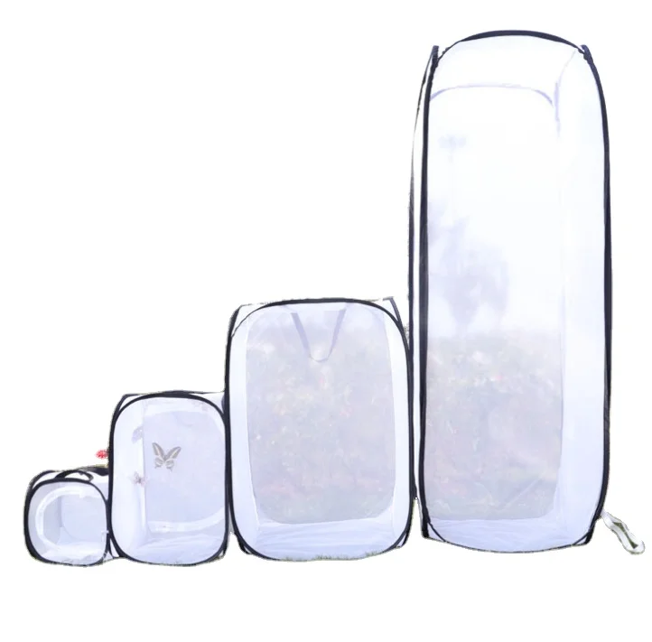 Outdoor Foldable Insect Net Reptile Terrarium Cage Portable Insect Breeding butterfly Habitat Cage
