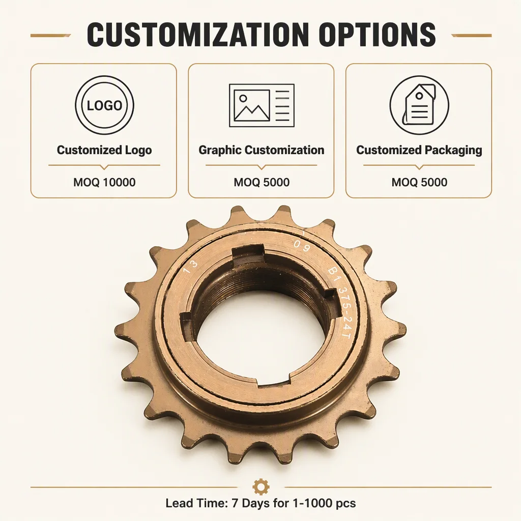 Bicycle Single Speed Steel Freewheel Sprockets-Durable Mountain Bike Components with 11-32t Teeth