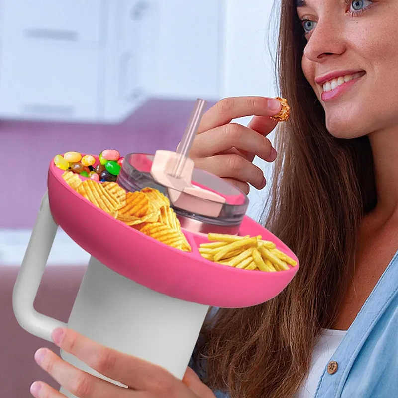 2023 Silicone Snack Platter - 4 Compartments & Custom Colors