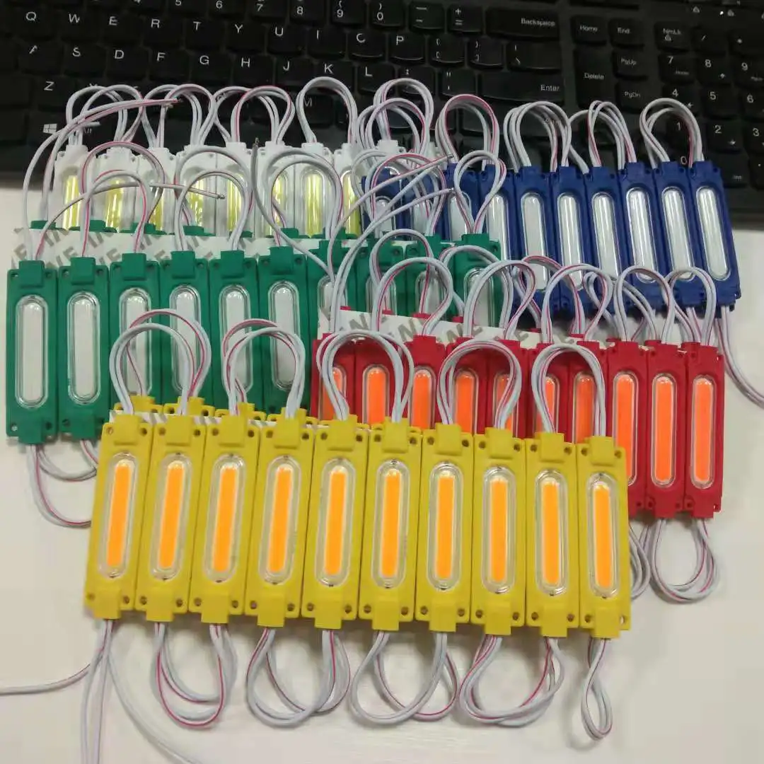 DC12V 2W LED Module Injection COB with Lens Waterproof LED Light Modules for Sign Channel Letter IP65 Aluminum PCB