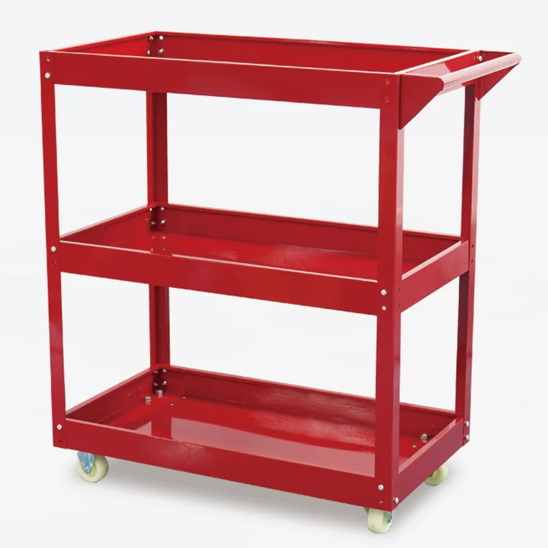 Removable workshop repair tool cart with multifunctional usage red tool box roller cabinet good quality tool trolley