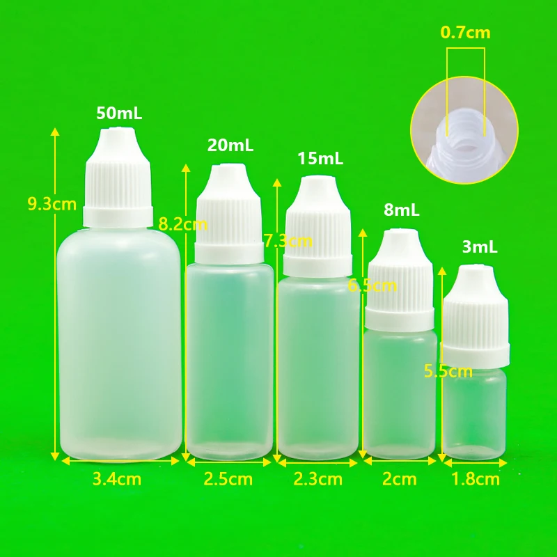 product 5ml 8ml 10ml 15ml 20ml 30ml ldpe new eye drops packaging container plastic dropper cap bottle for eye drop-26