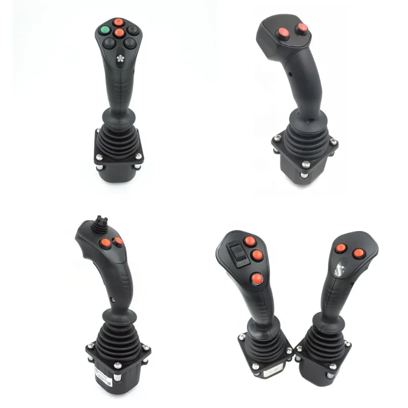 Hand Grip Industrial Joystick Control for Crane with Various Optional Connector