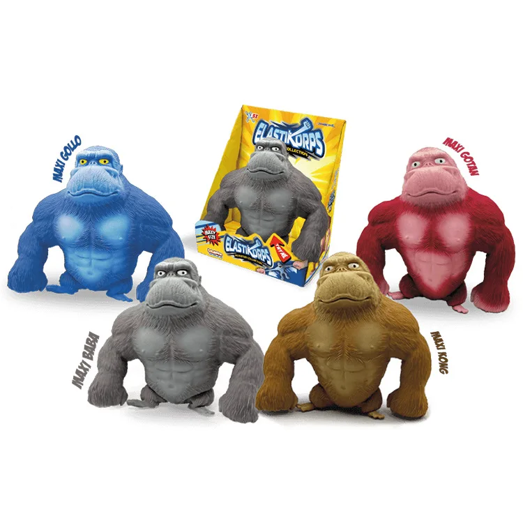 10cm Monkey Gorilla Fidget Toys Elastic Toy Latex