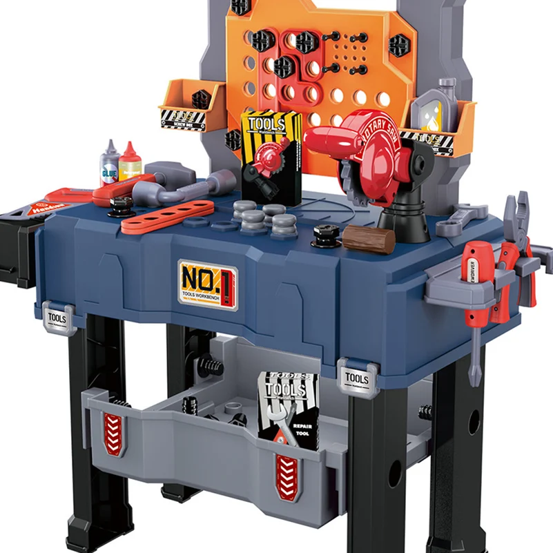 2022 детский строительный инструмент для мастерской скамейка Игровой Набор детских инструментов игровой домик пластиковый инструмент игрушки для детей мальчиков и девочек