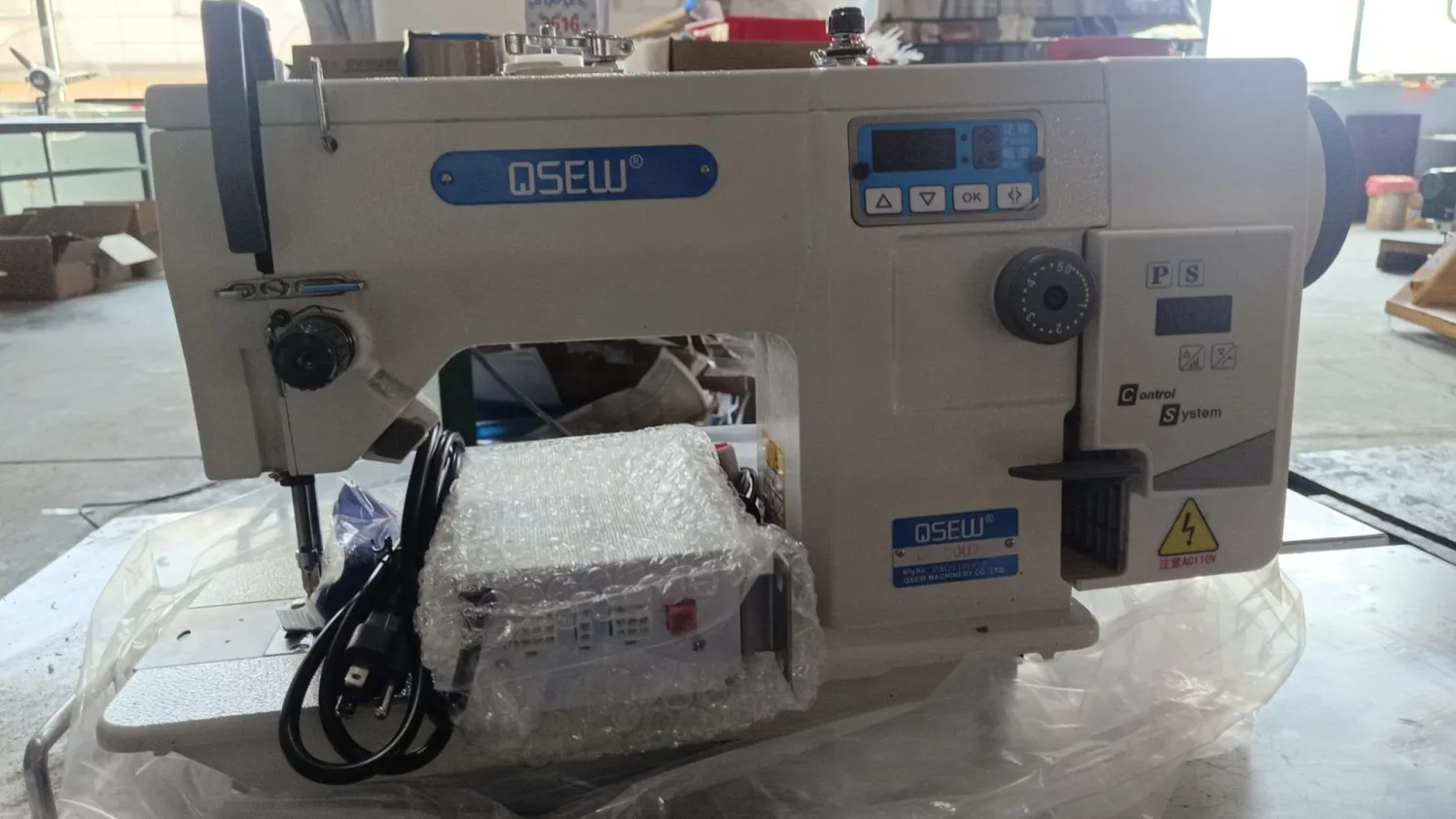 QS-20U73-2 Home Textile Bedding Bed Linen Zigzag Industrial