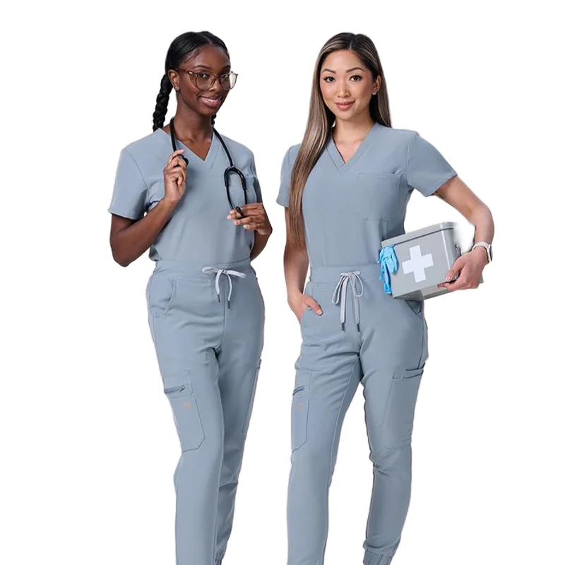 Hospital Uniforms For Unisex Soft Nursing Scrubs Doctor Nurse Uniform
