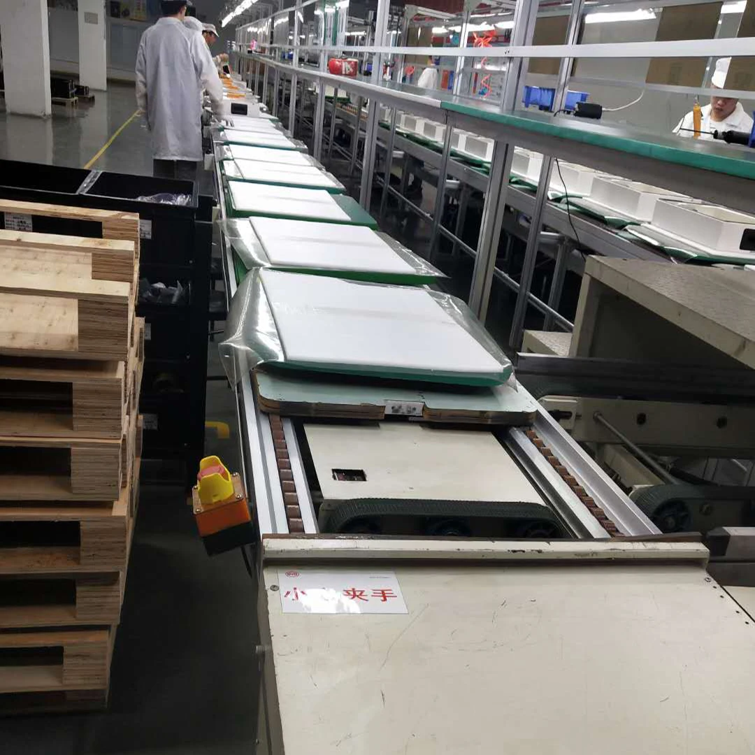 Free Flow Chain Pallet Conveyor for Assembly Line System With Low Price