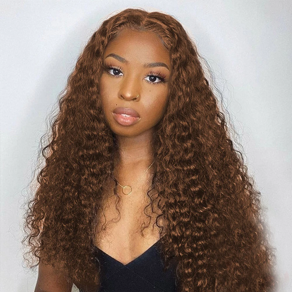 Deep Wave 5x5 Lace Closure Wigs Chocolate Brown Curly Human Hair Colored  Loose Deep Wave Wet And Wavy 200density Remy Lace Wig - Buy Light Brown  Human Hair Lace Wigs,Virgin Wigs,Curly Lace