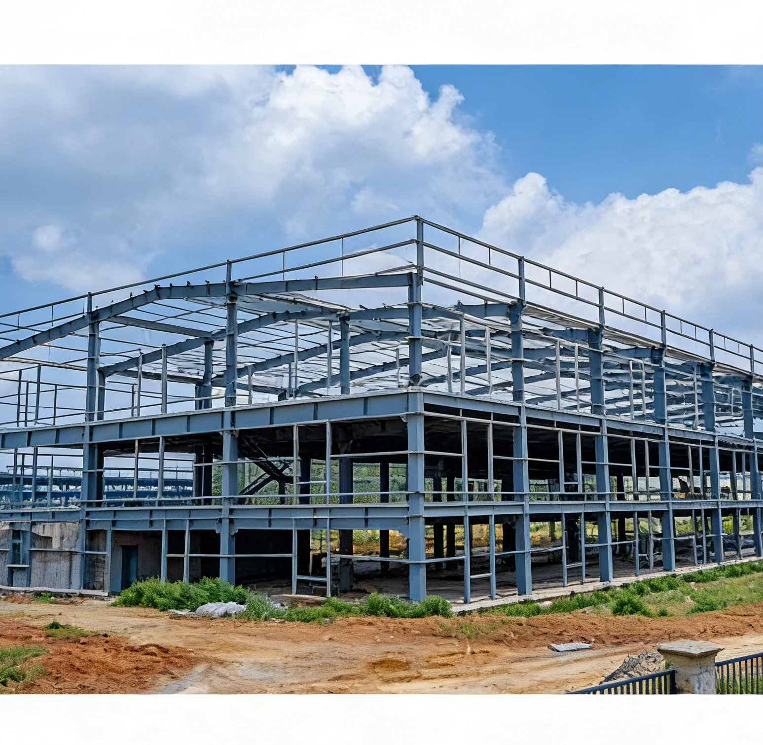 Professional Constructure Design Light Steel Structure Prefab Workshop Prefab Warehouse Light Steel Structures Complete