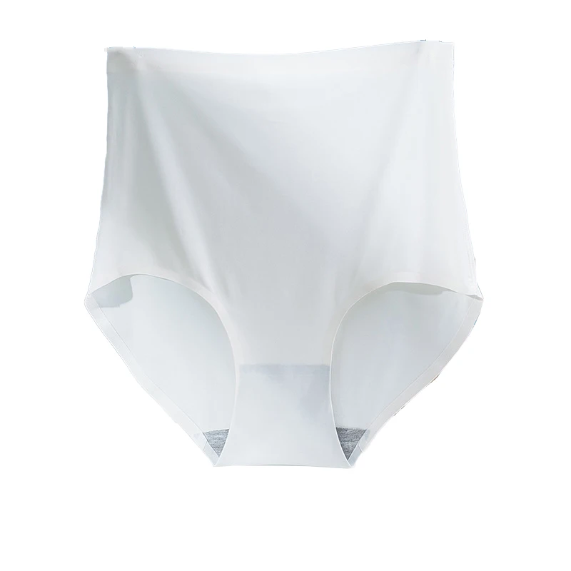 High Waisted Underwear For Women's Ice Silk Seamless Cotton Crotch Sexy Invisible Thin Style Womens Sexy Underwear_voghion.com