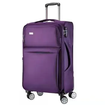 Wholesaler OEM Oversize Big Capacity  luxury oxford zipper Travel Luggage Waterproof Trolly suitcase