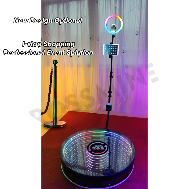 Rotating Platform 360 Photo Booth Vending Machines 360 Photo Booth Photobooth Selfie 360 Photo Booth With Honeycomb case